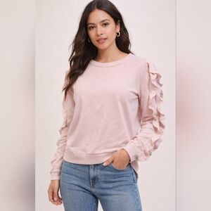 Maison Jules Pink Xsmall Sweatshirt